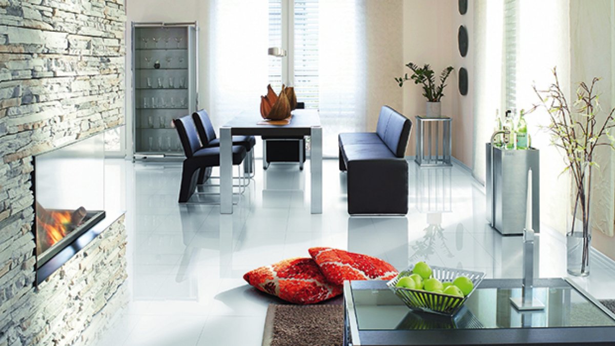 Ламинат Wineo белый глянец