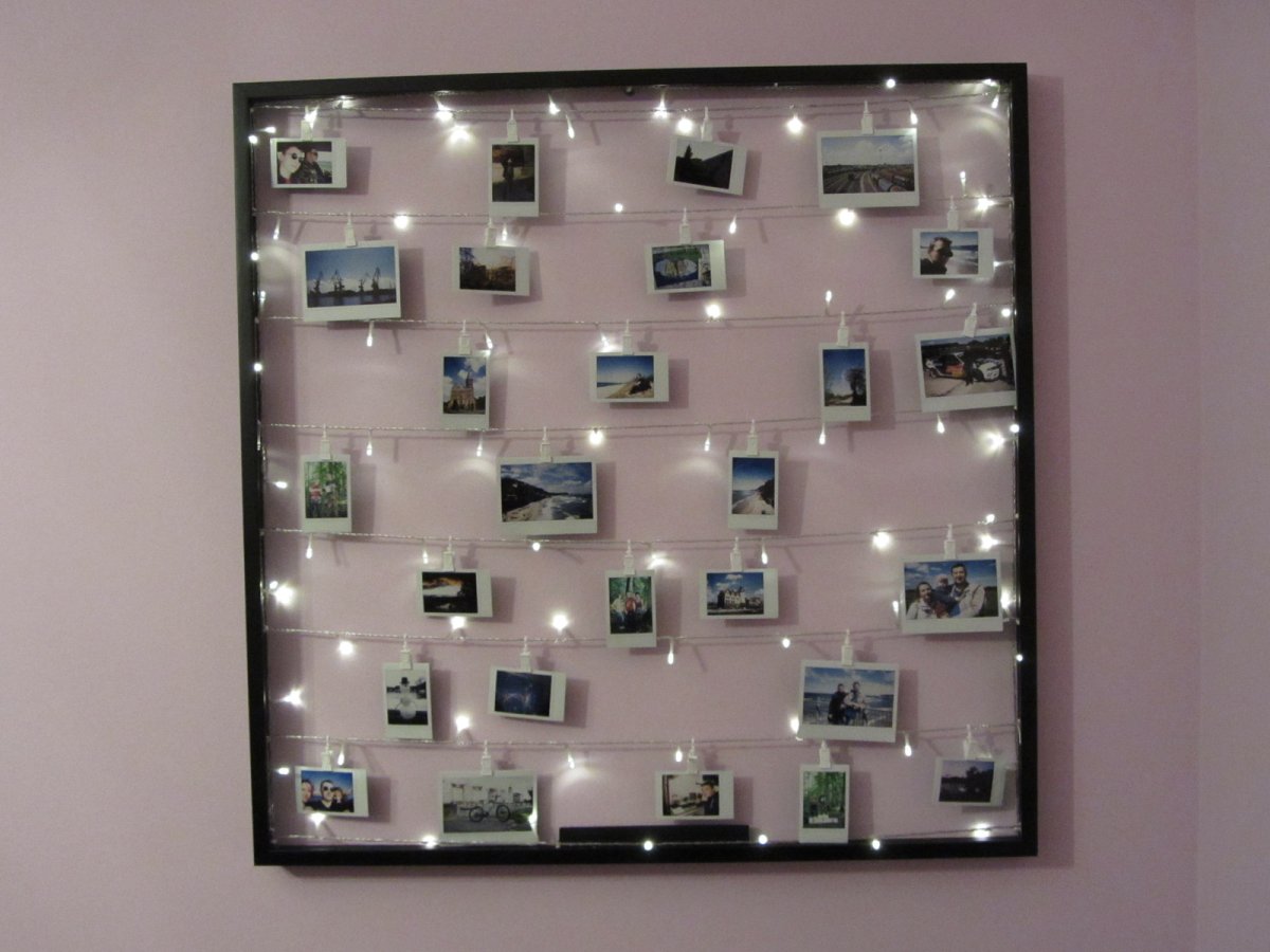 Рамка настенная с подсветкой