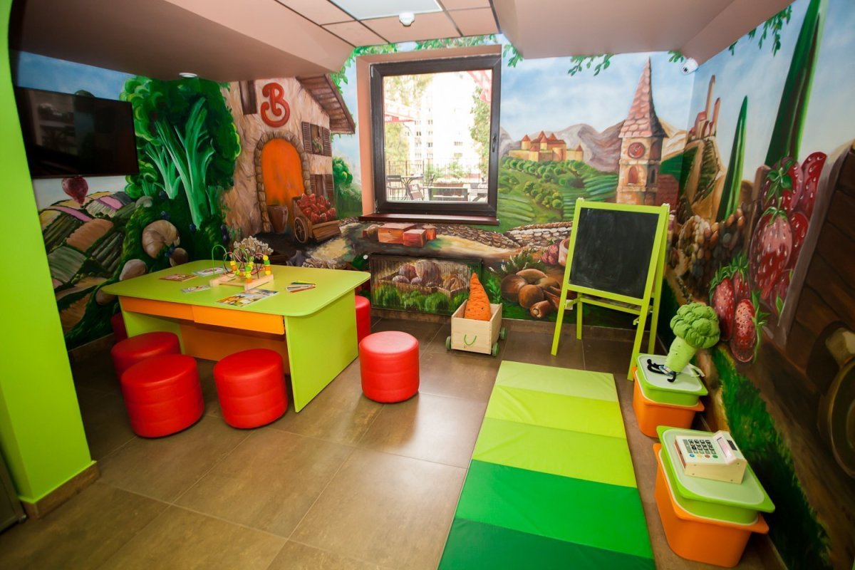 Детский уголок в кафе