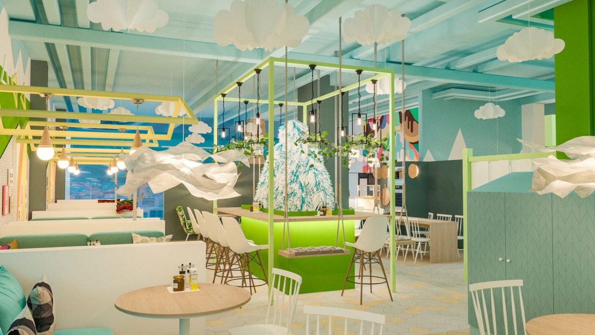 Современное детское кафе