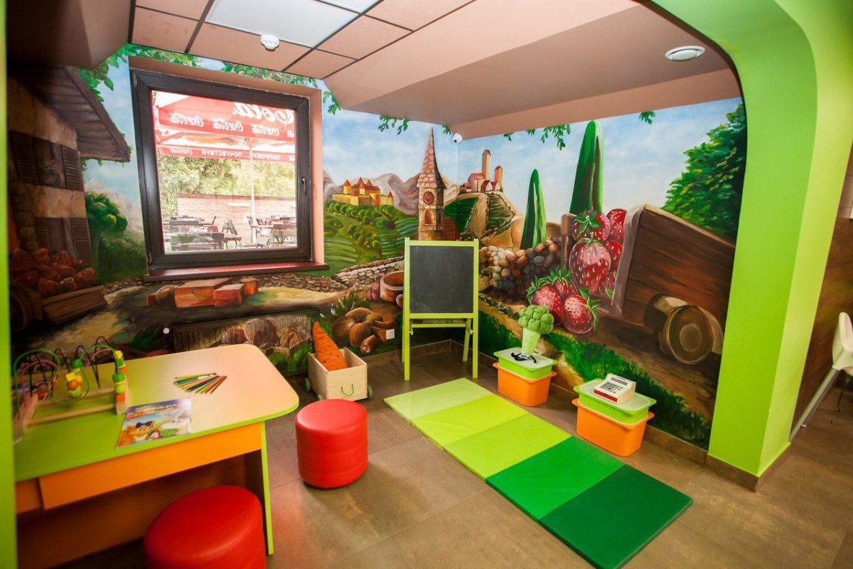 Детский уголок в кафе