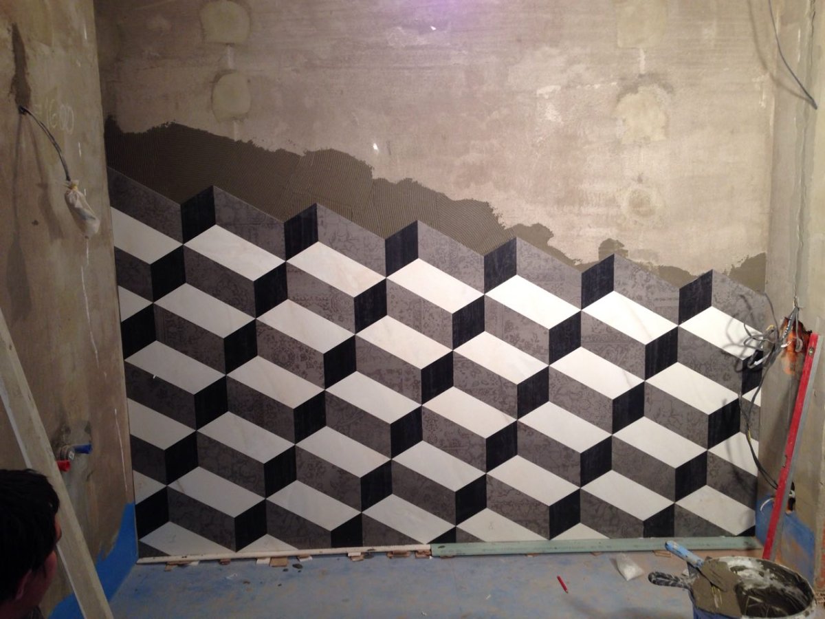 Необычная укладка плитки