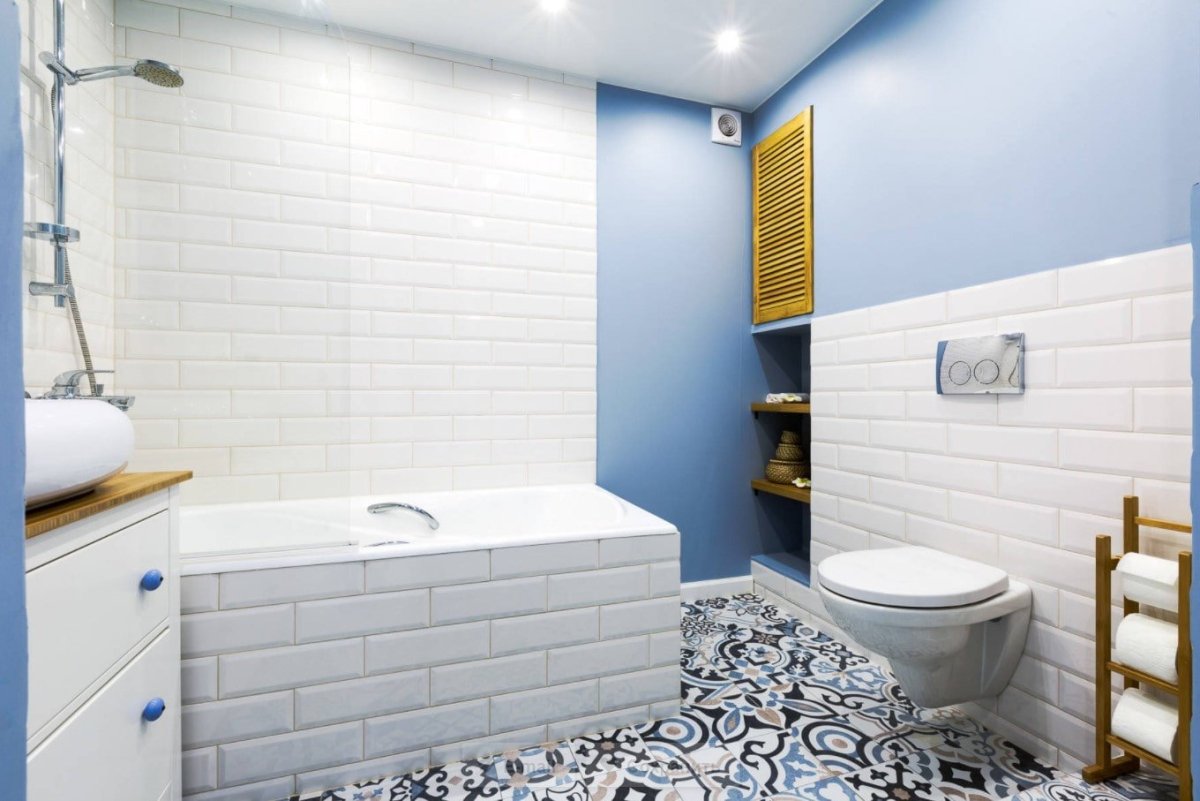 Ванная Скандинавский стиль Керама Марацци