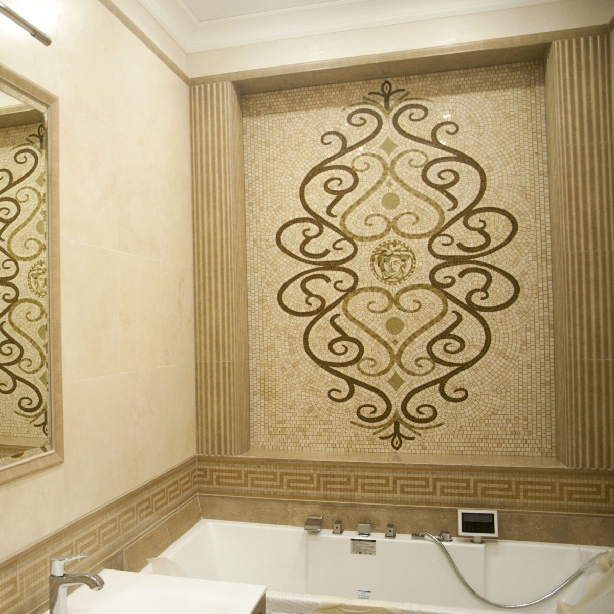 Орнамент в ванной комнате