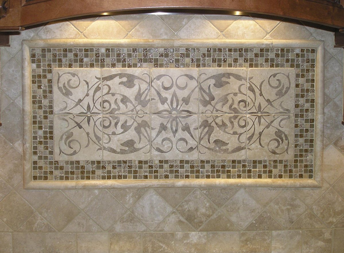 Панно из керамогранита на стену