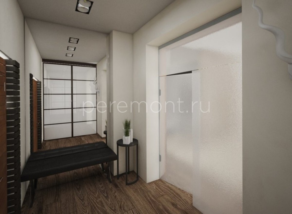 Теневой профиль вид в интерьере