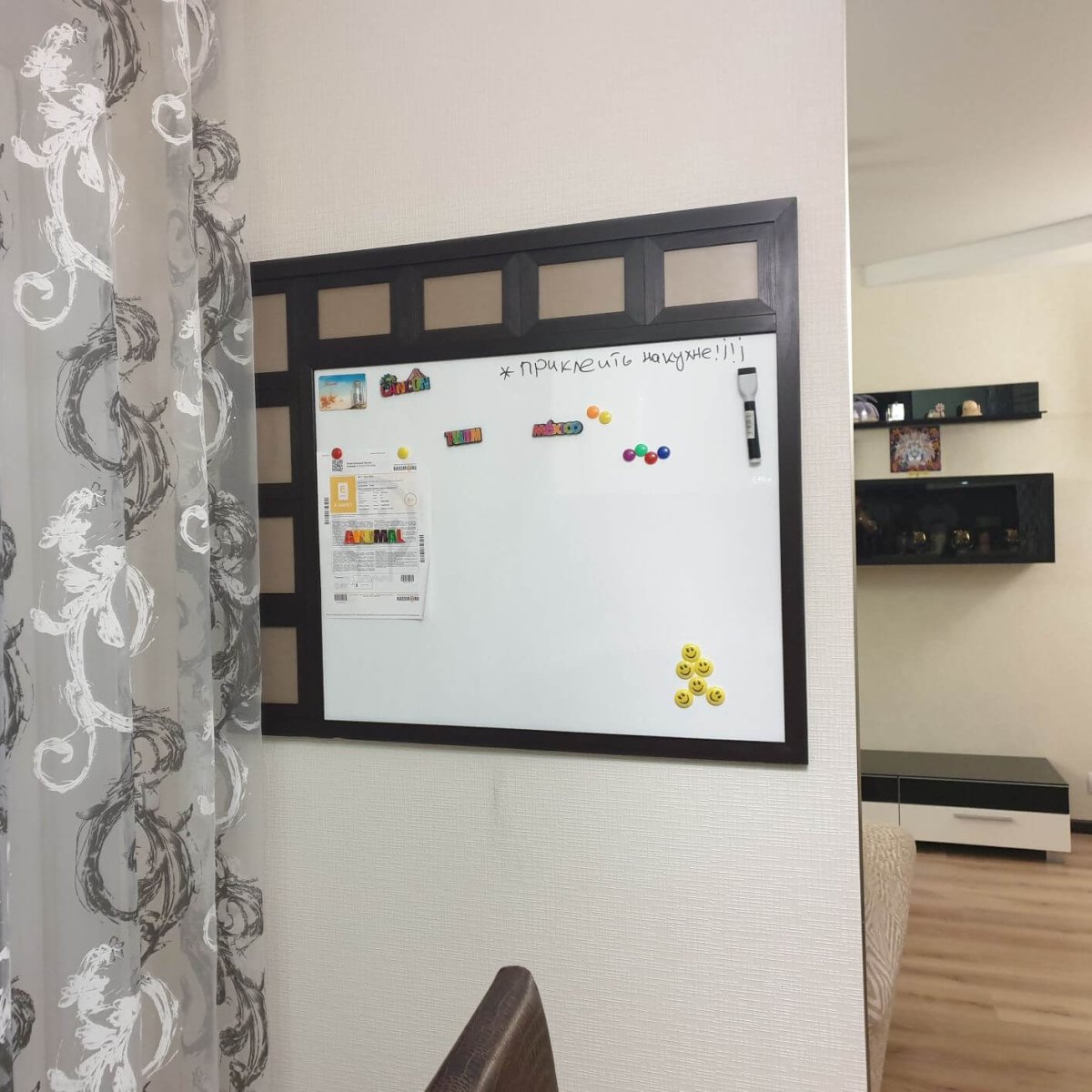 Магнитная доска на стену для магнитов
