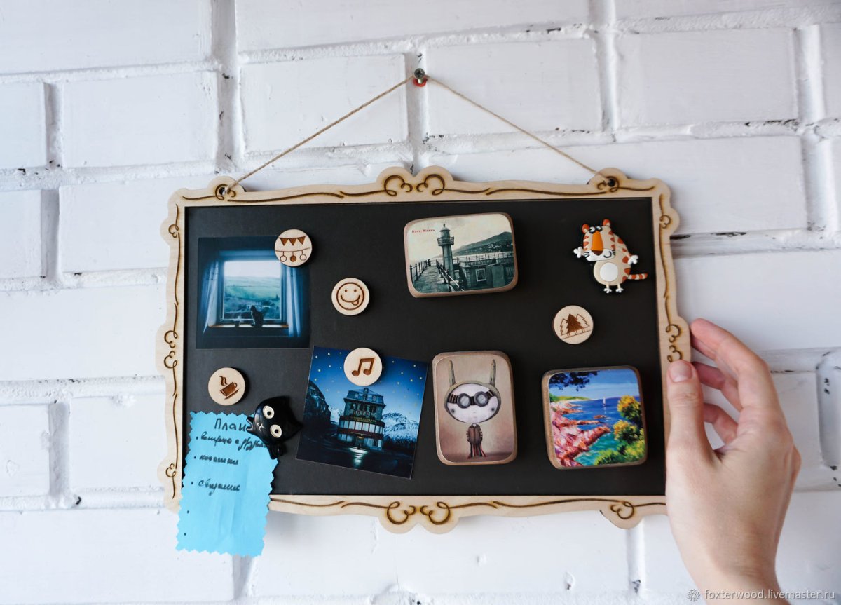 Магнитная доска на стену для магнитов