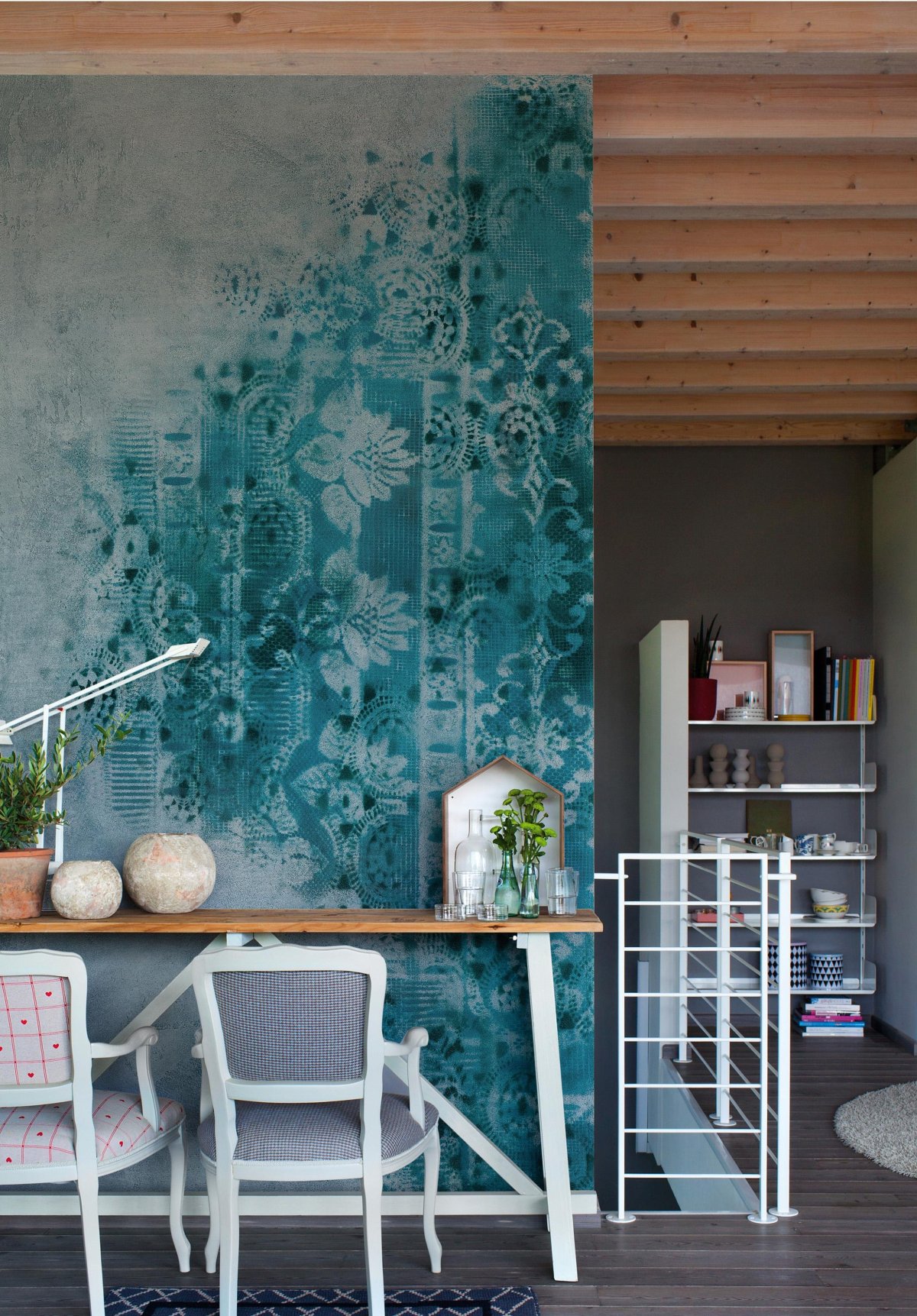 Необычное окрашивание стен