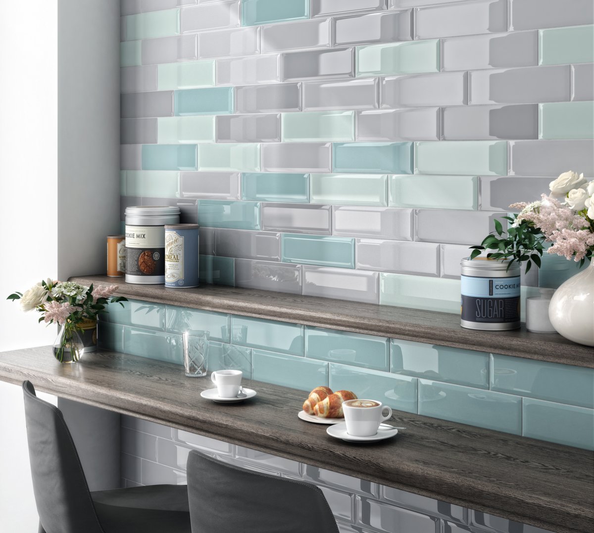 Плитка Kerama Marazzi Аккорд белый грань 8,5х28,5