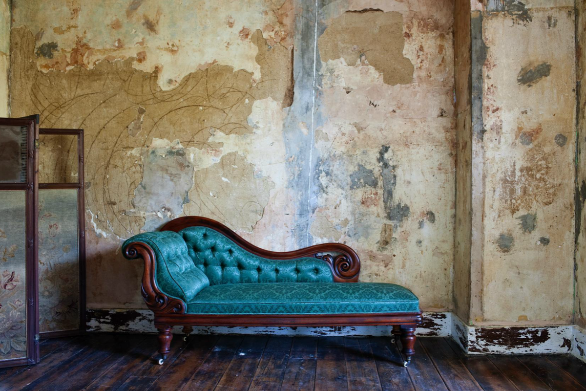 Стиль обшарпе в интерьере