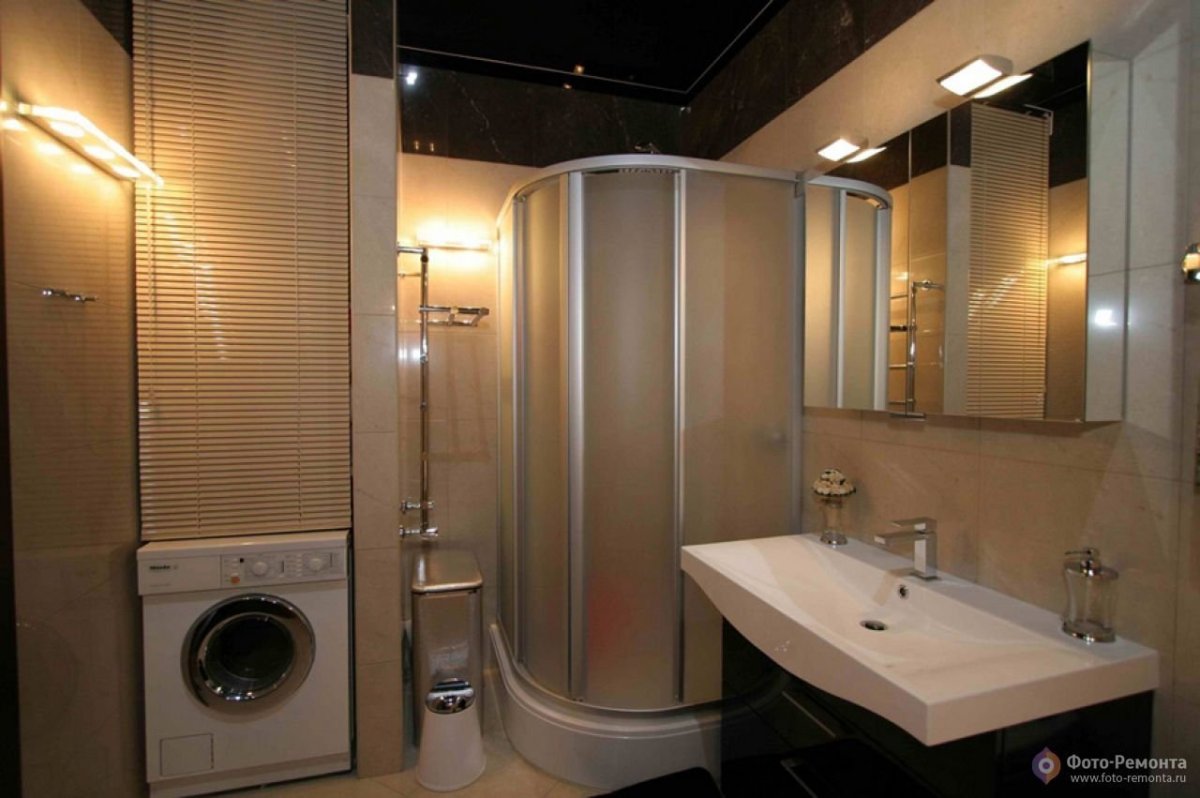 Встроенный бойлер в ванной