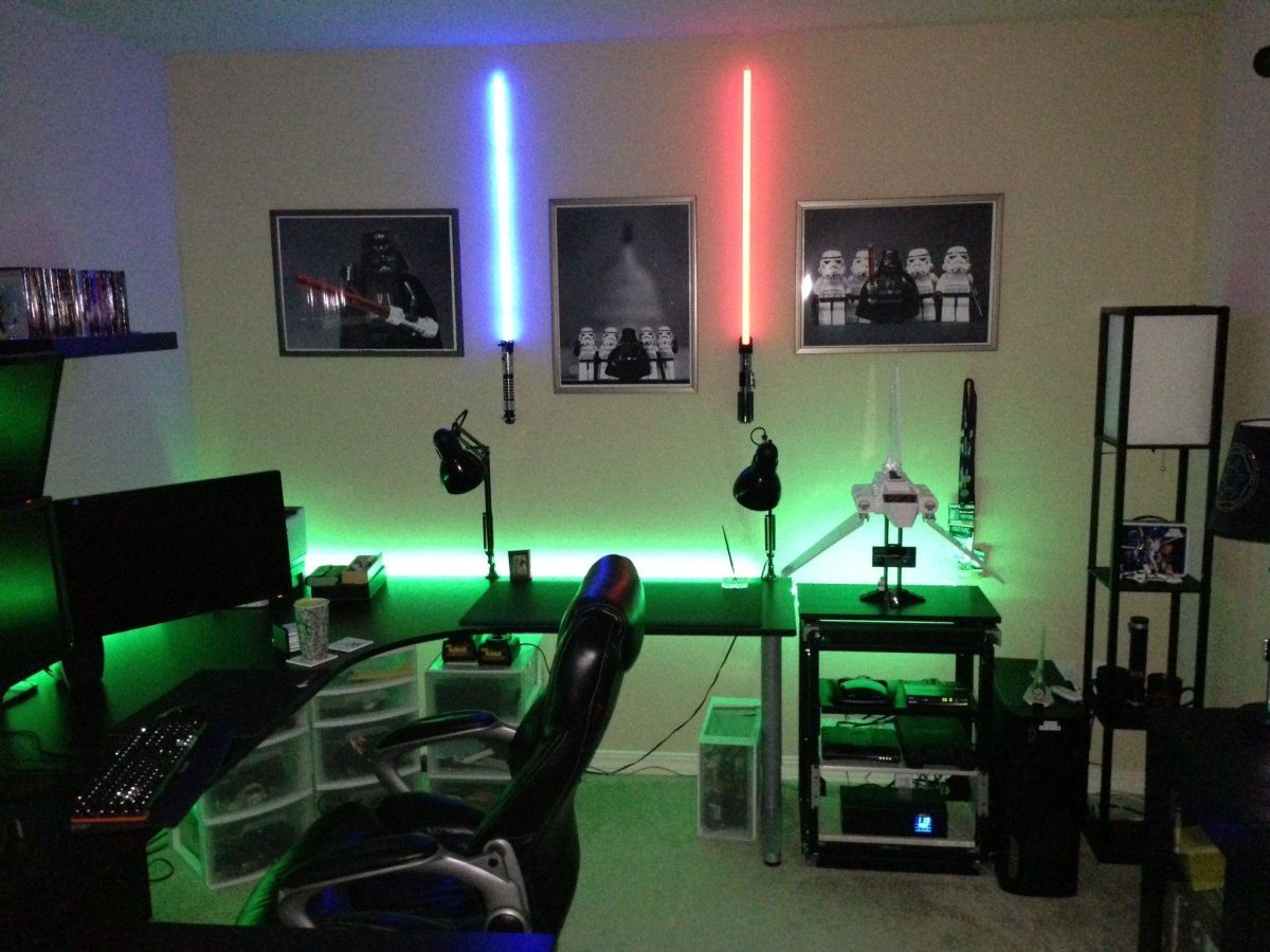 Лампы для геймерской комнаты