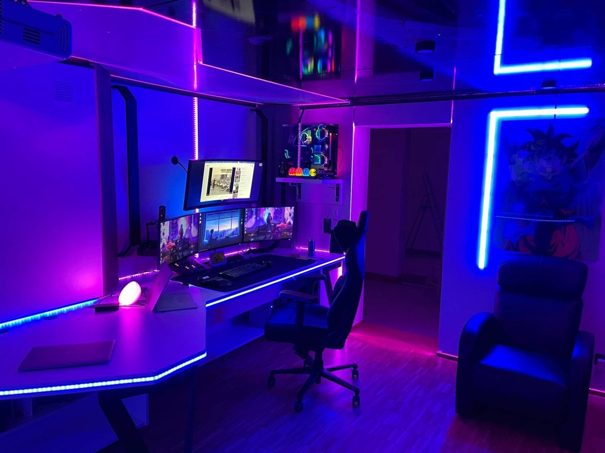 Геймерская комната арт