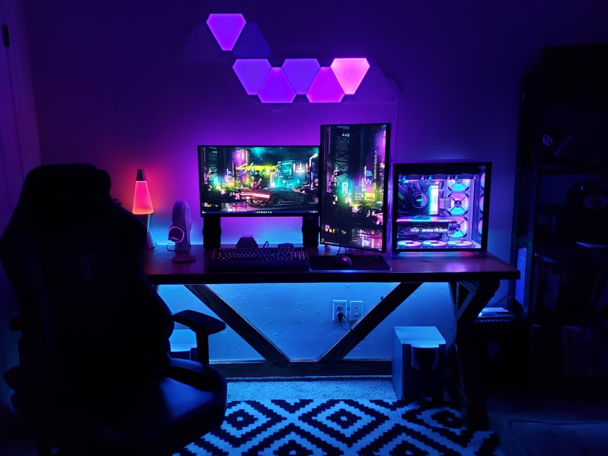 Геймерская комната арт