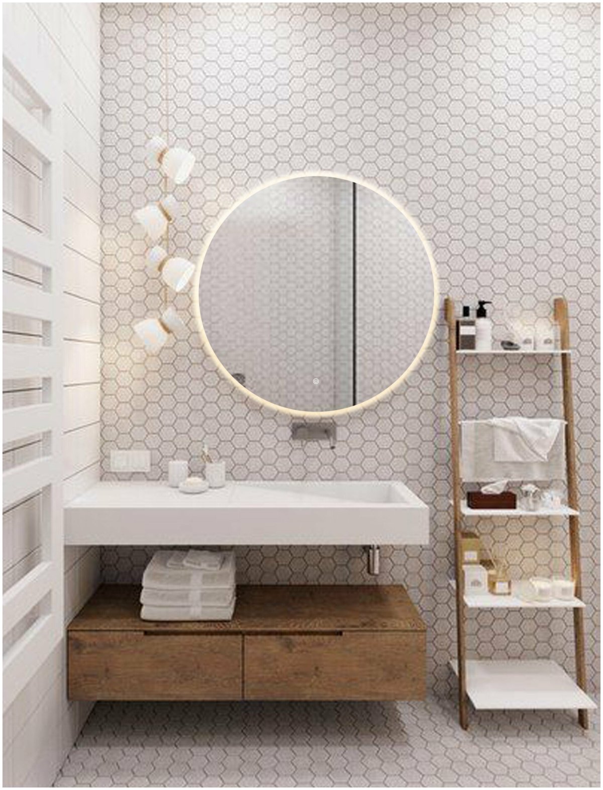 Ванна в стиле Сканди