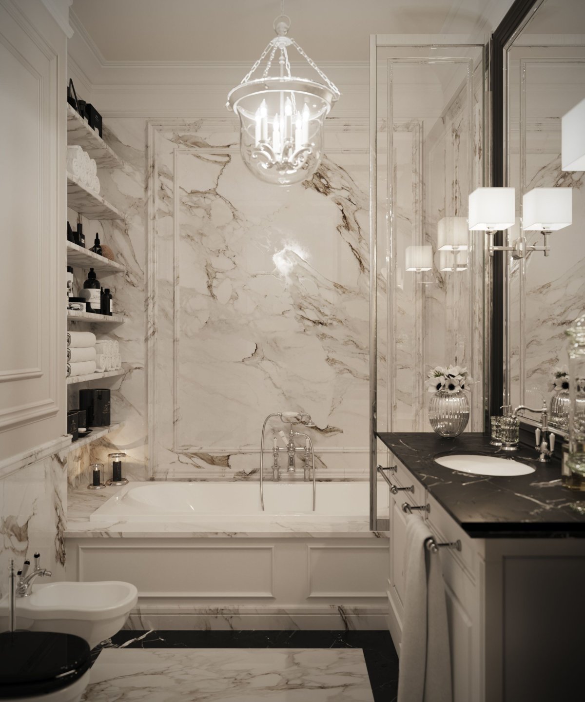 Ванна в стиле Ральф Лорен