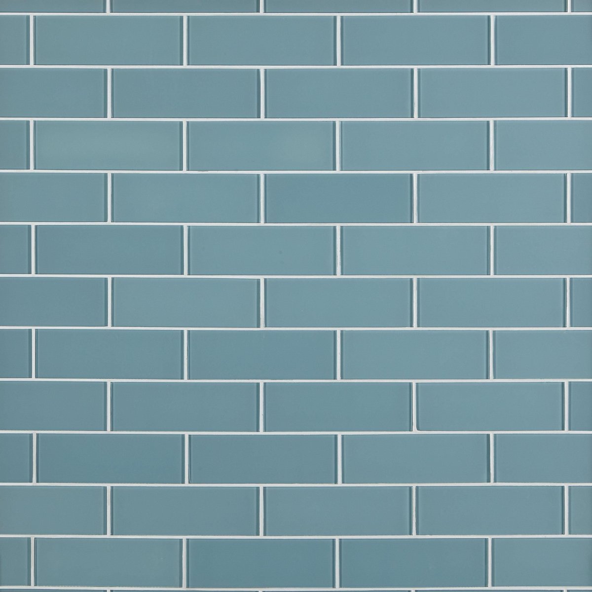 Плитка кирпичик голубая