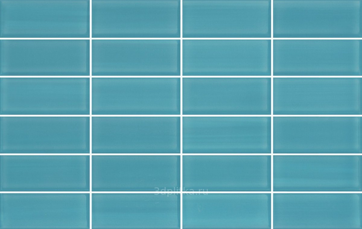 Бирюзовая плитка прямоугольная