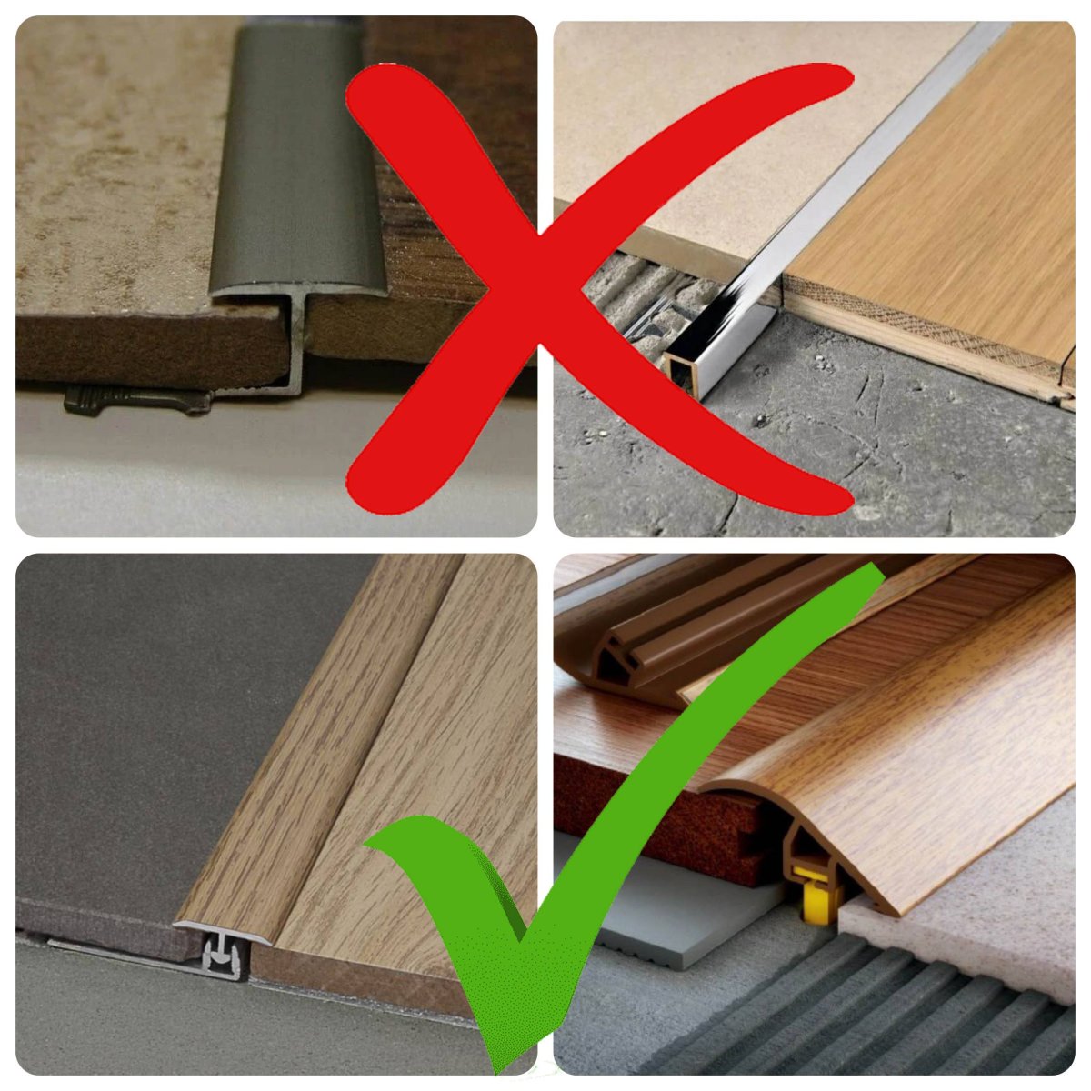 Стык ламината