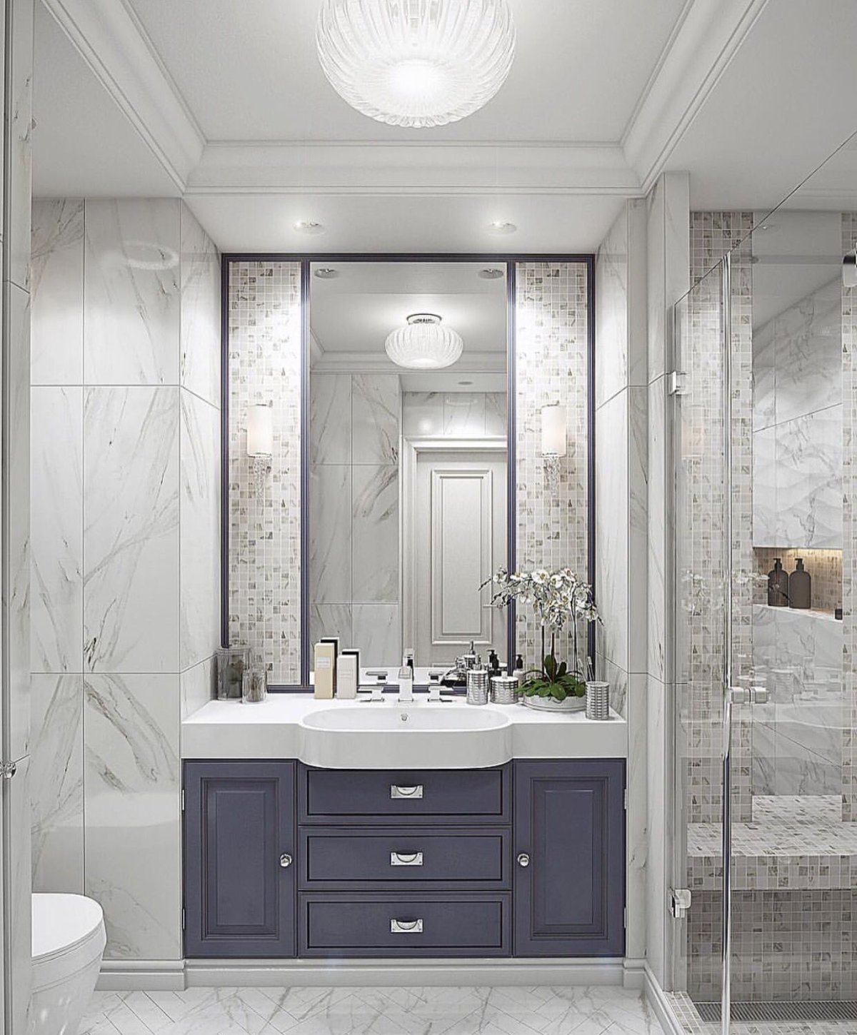 Ванна Неоклассика мрамор