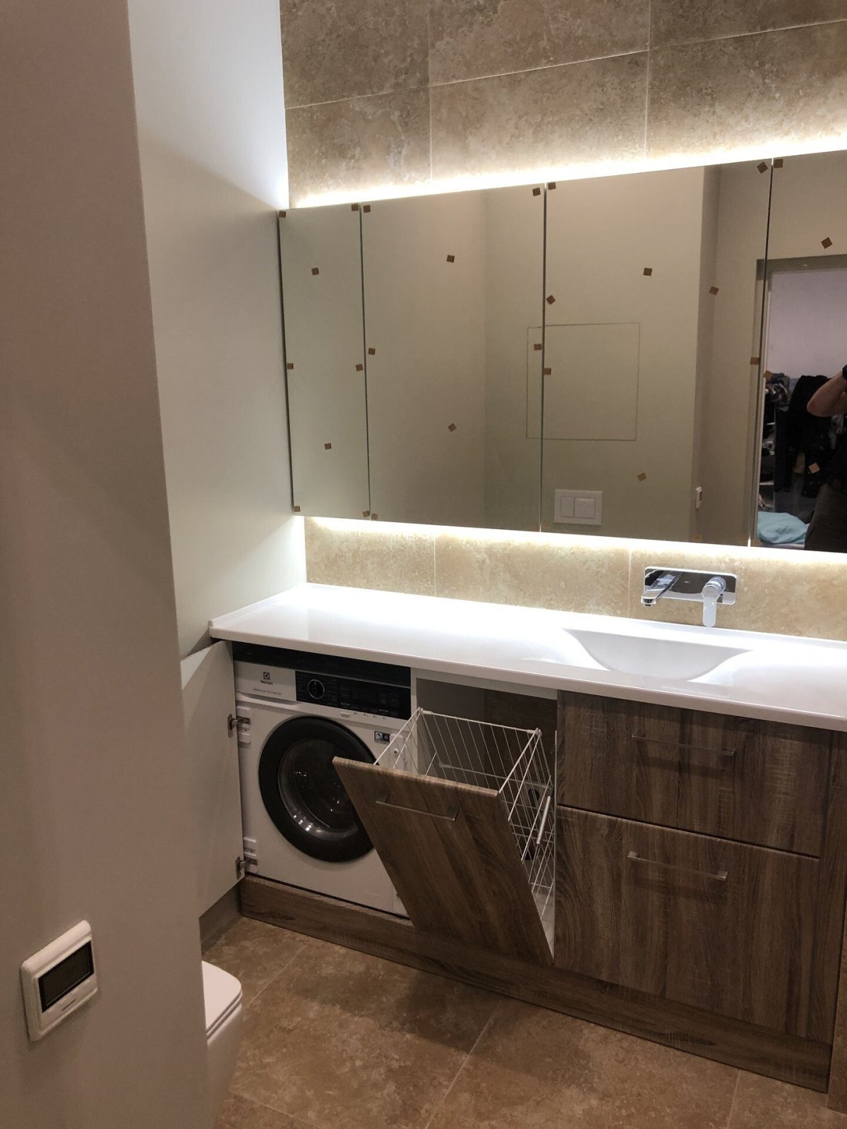 Ванная комната со столешницей