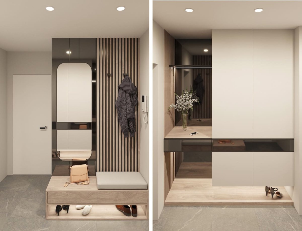 Прихожая в современном стиле 2022