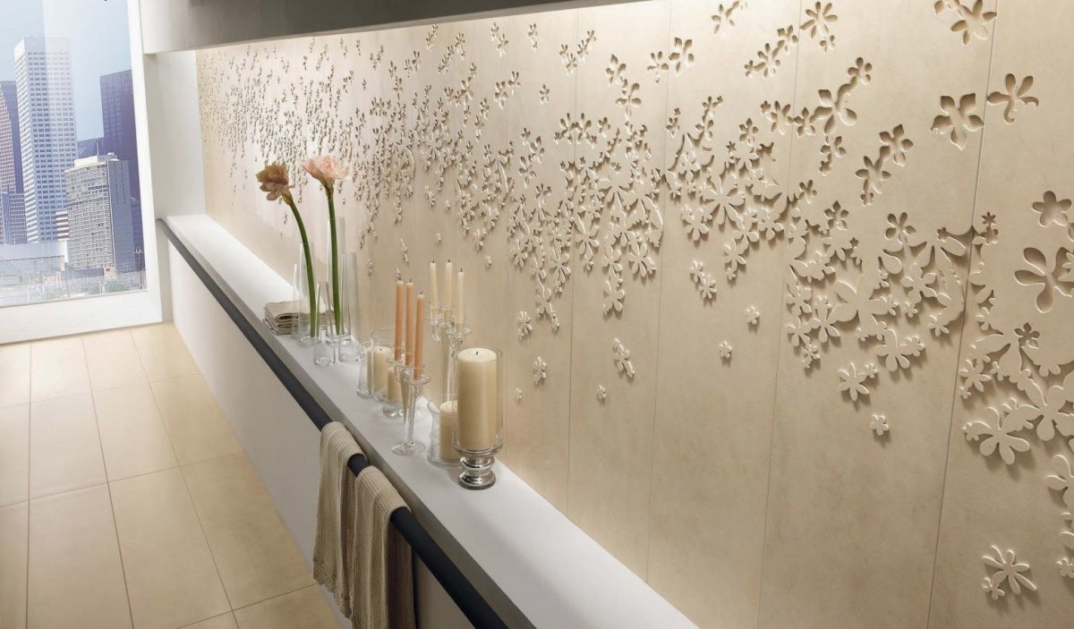 Керамический декор на стену