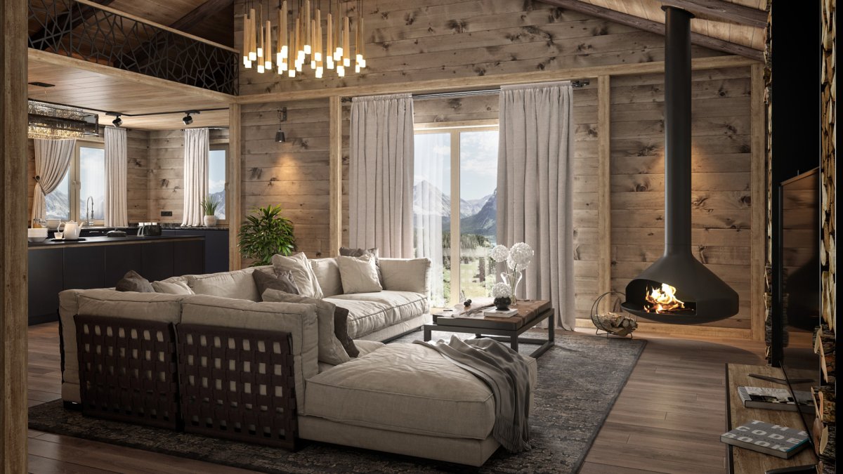 Стиль Шале в интерьере