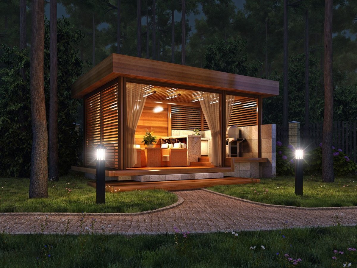 Современные беседки