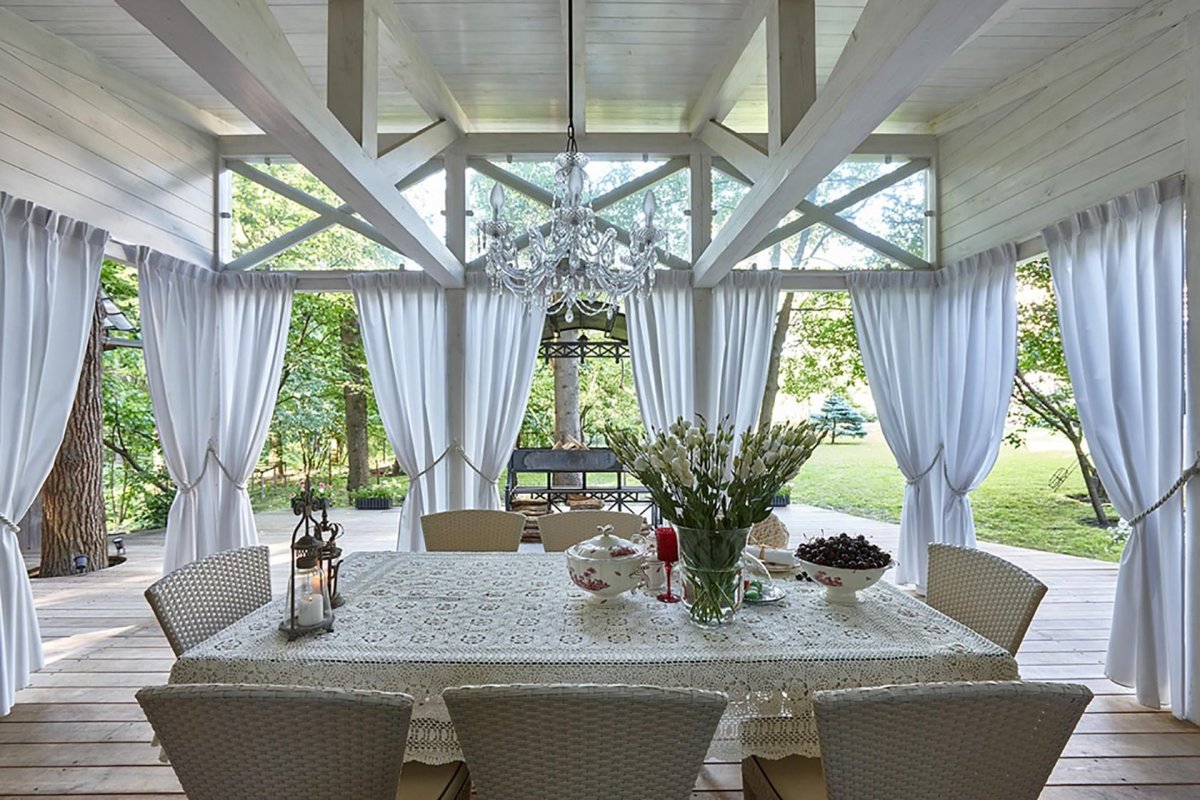 Шторы для террасы и веранды