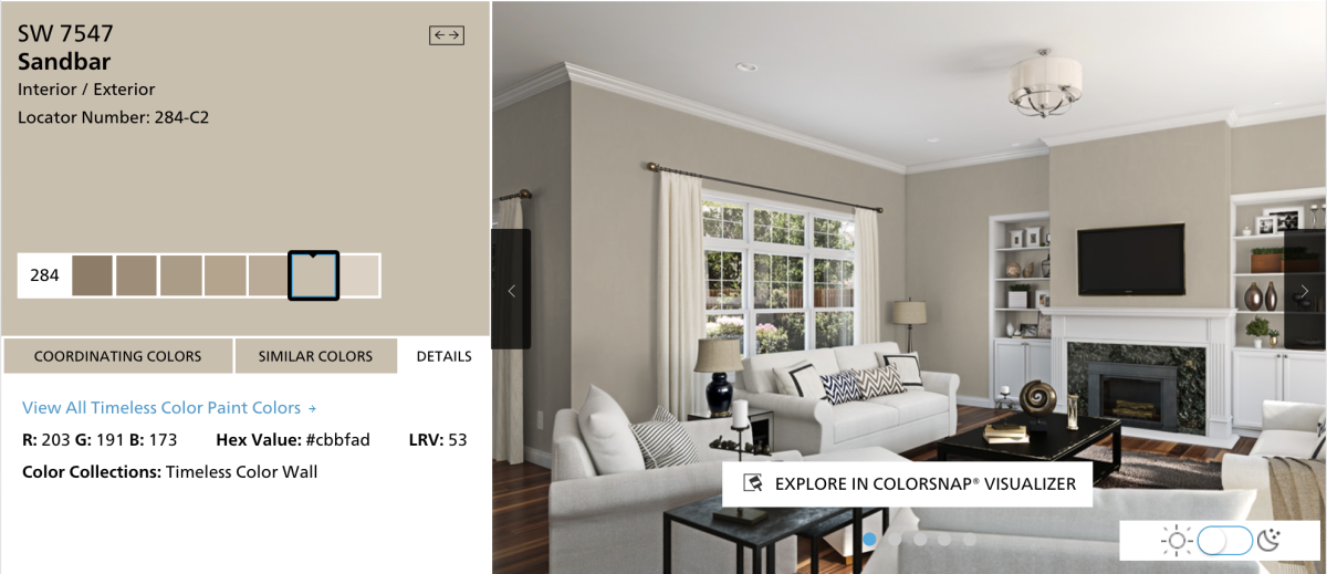 Sherwin Williams SW 7044