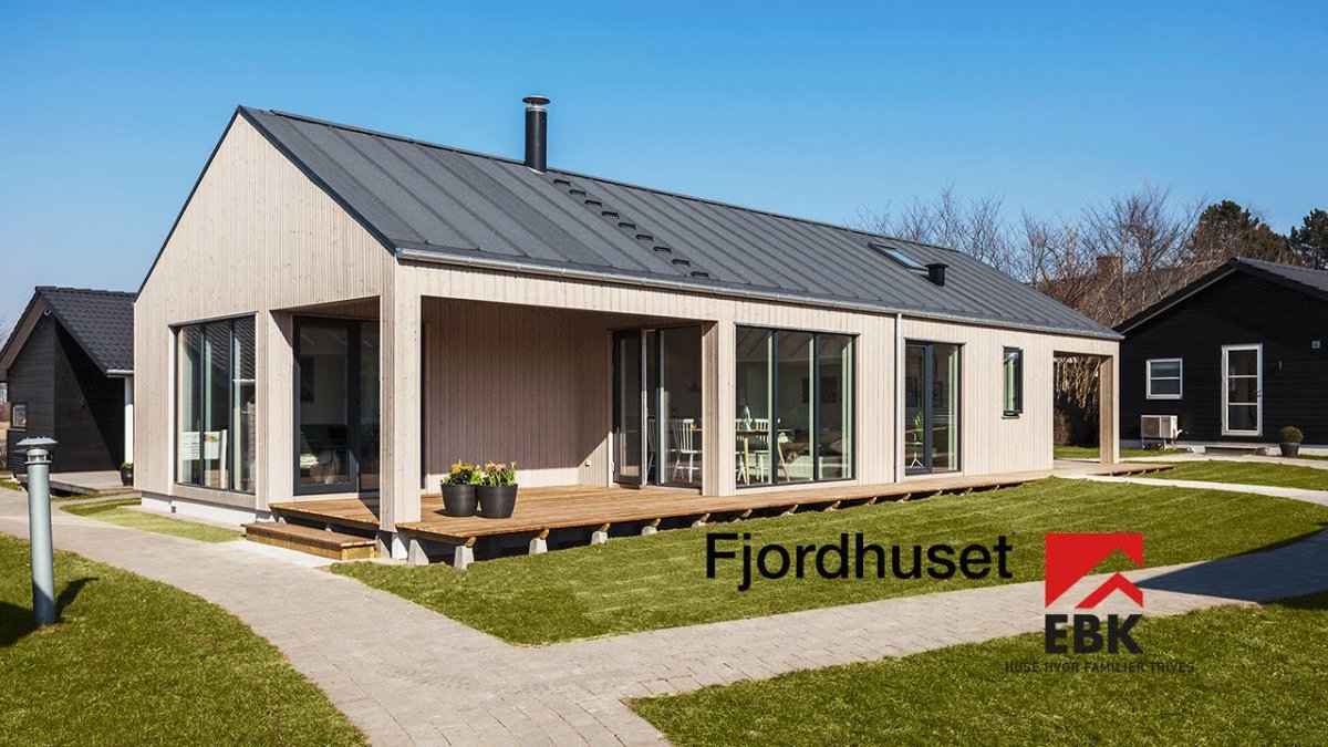 Дом в скандинавском стиле одноэтажный