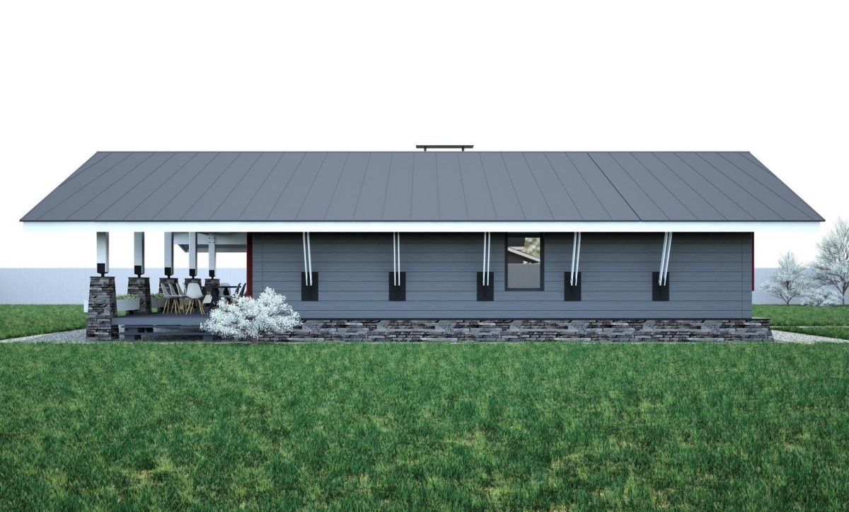 Сканди дом одноэтажный