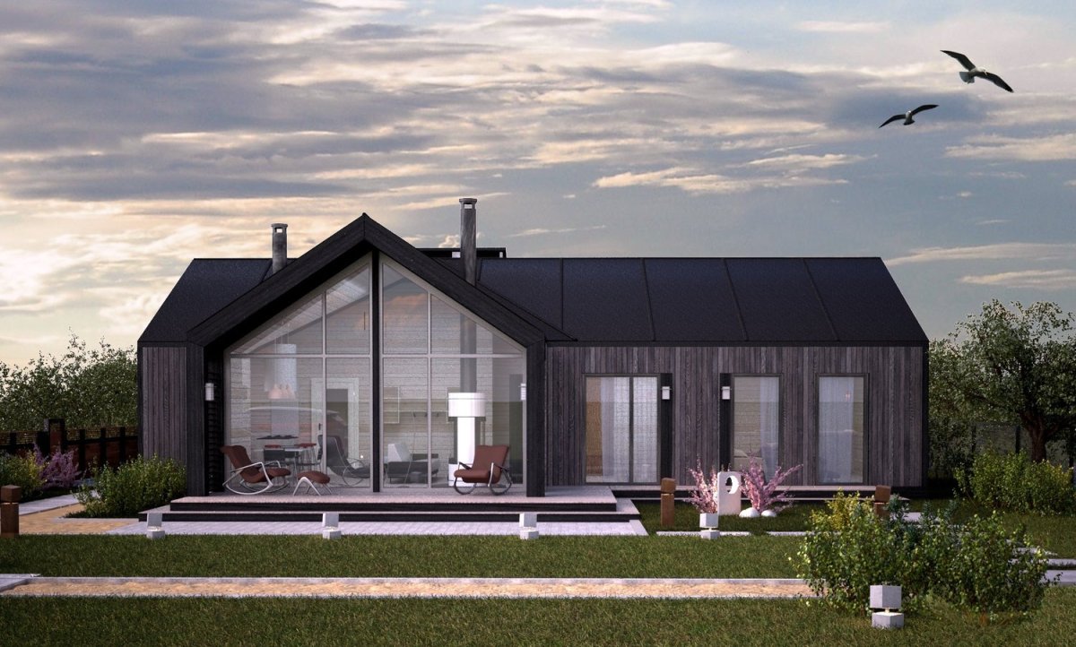 Барнхаус одноэтажный