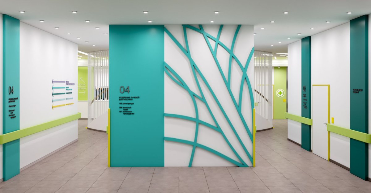 Оформление двери медицинского центра дизайн
