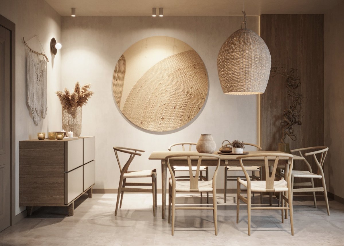 Интерьер в стиле эко Behance