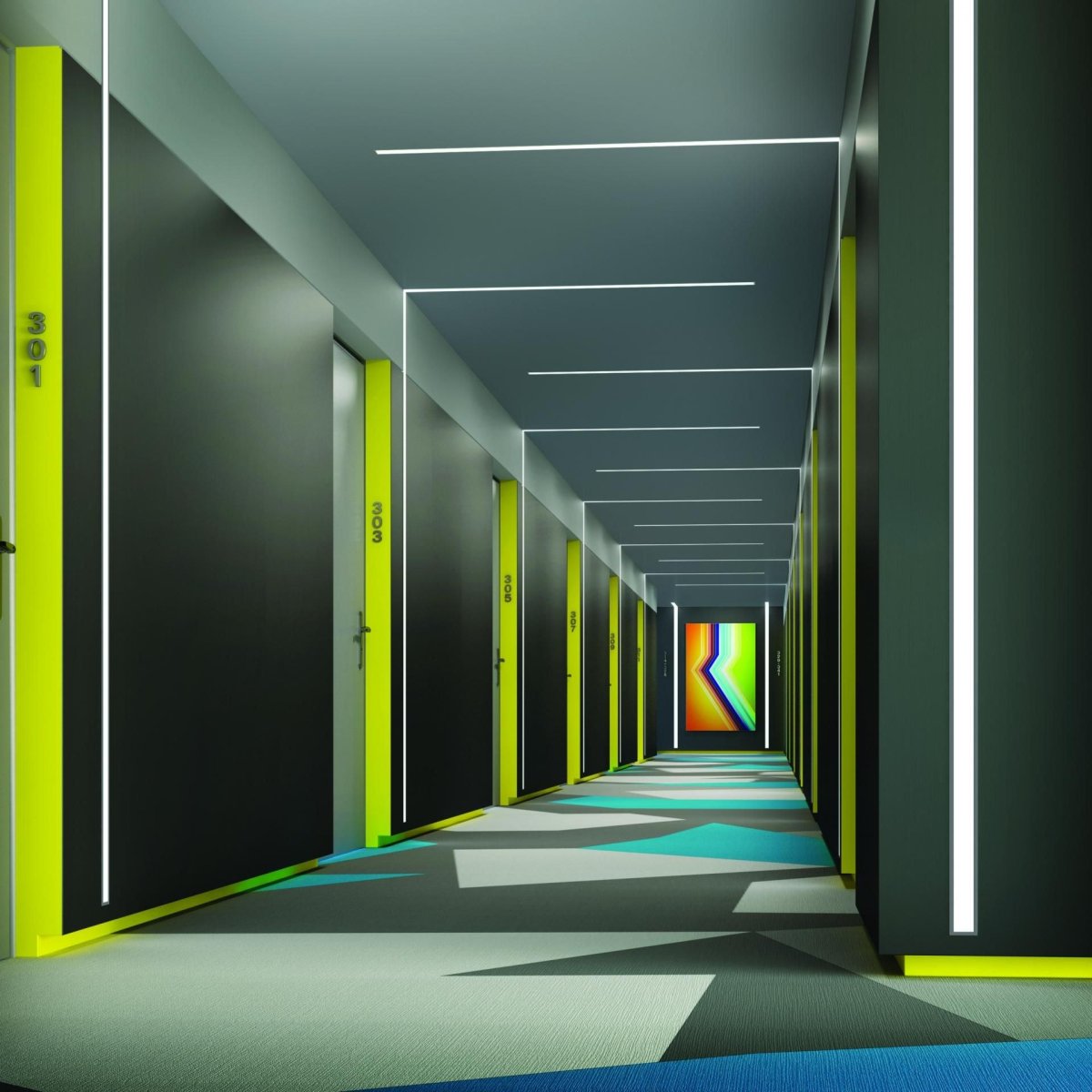 Коридор здания