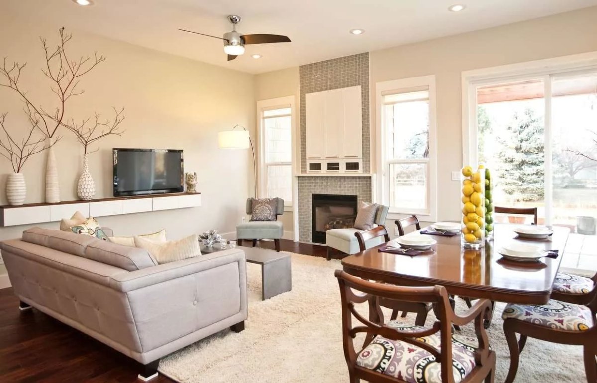 Бежевые стены в интерьере