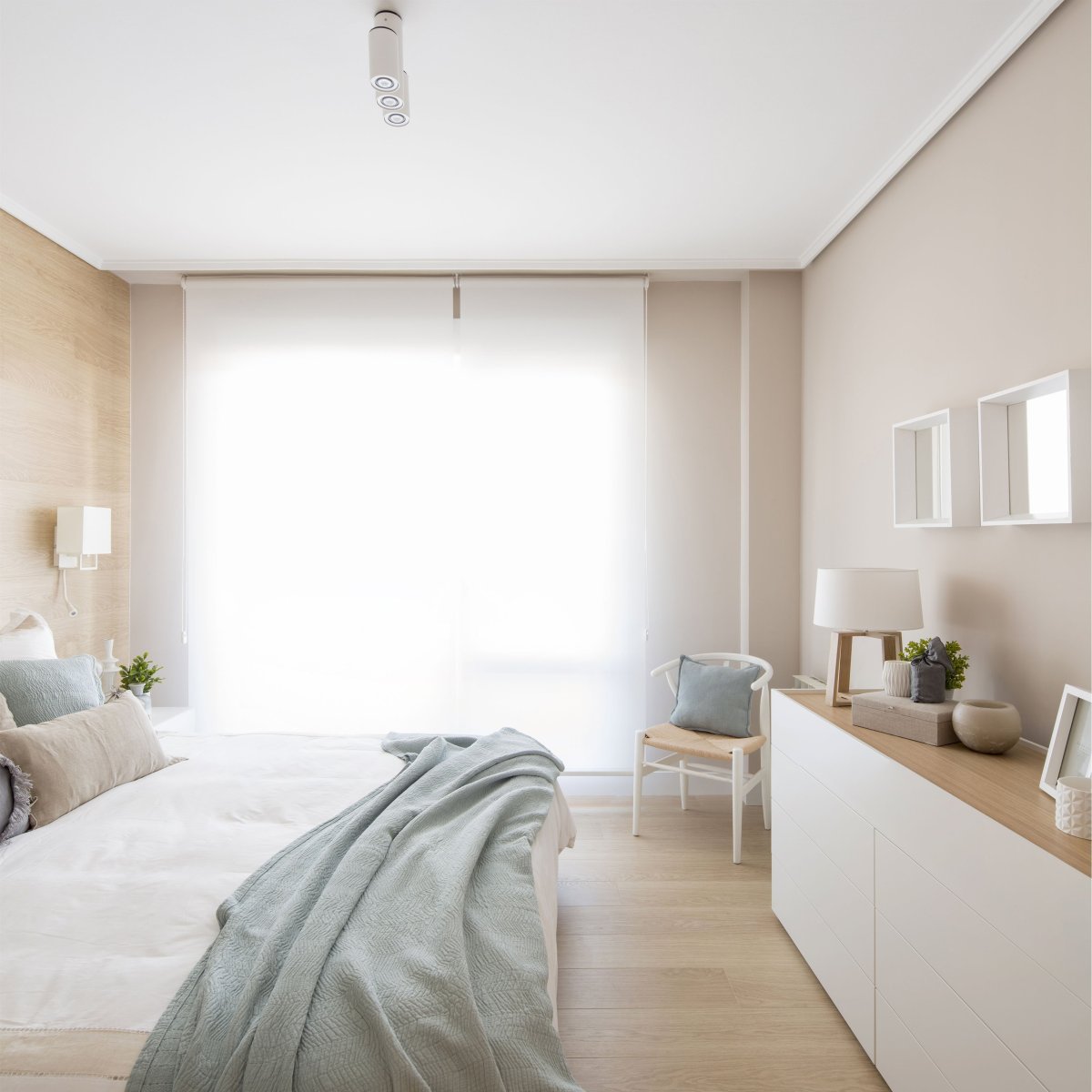 Спальня беж Скандинавия