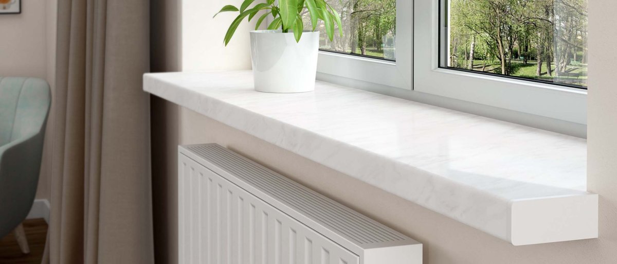 Подоконник пластиковый