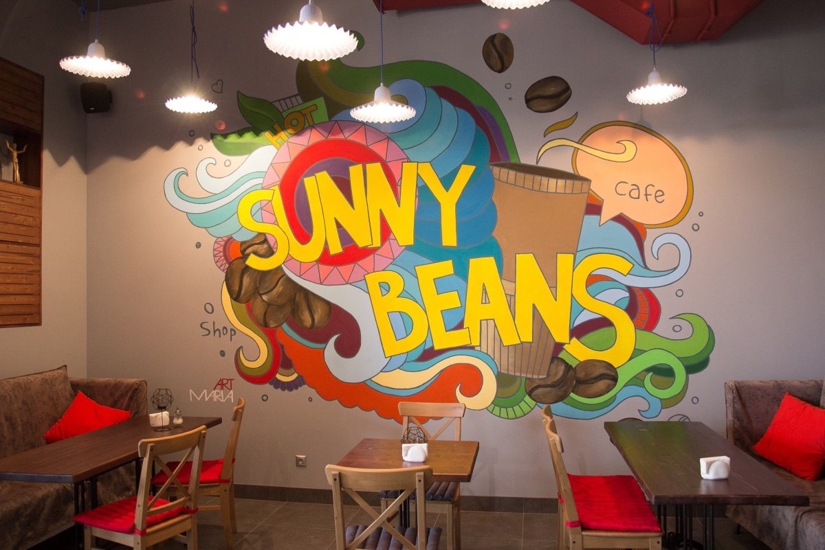 Роспись кофейни