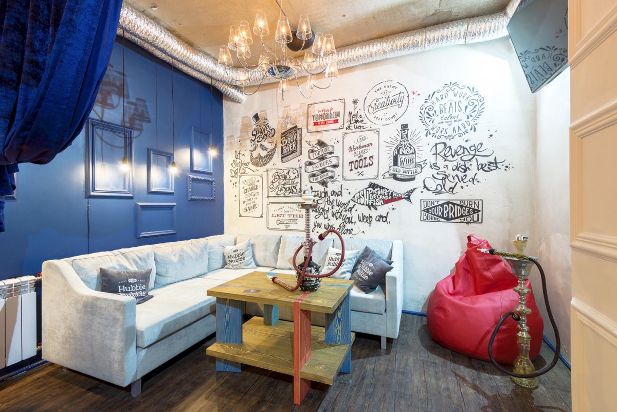 Декорации для кальянной