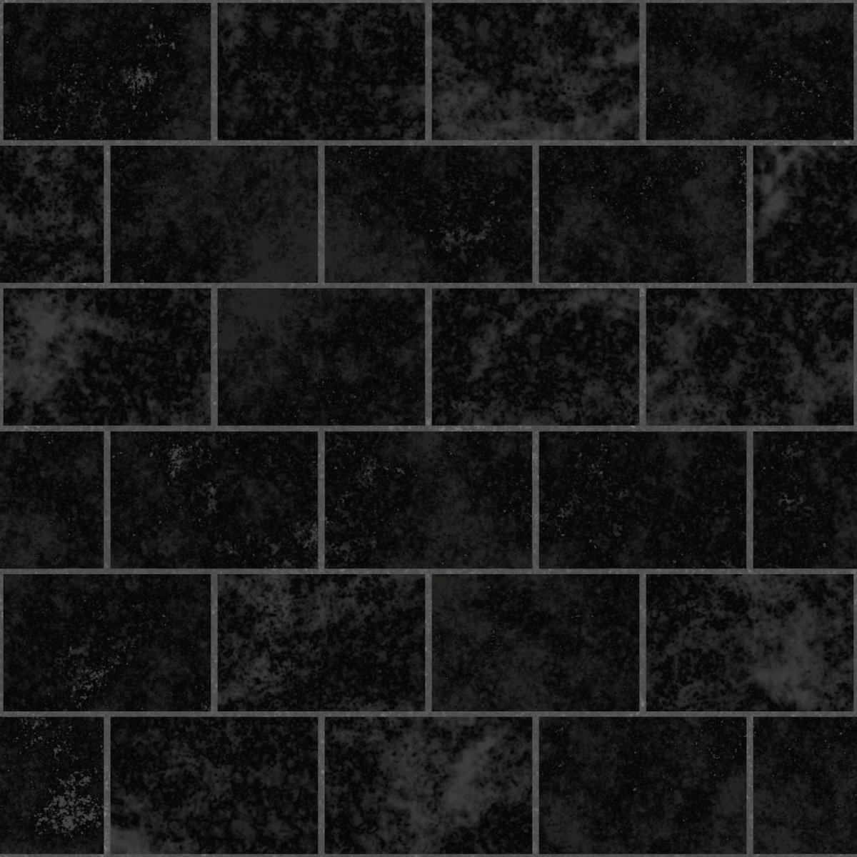 Кафель черный матовый