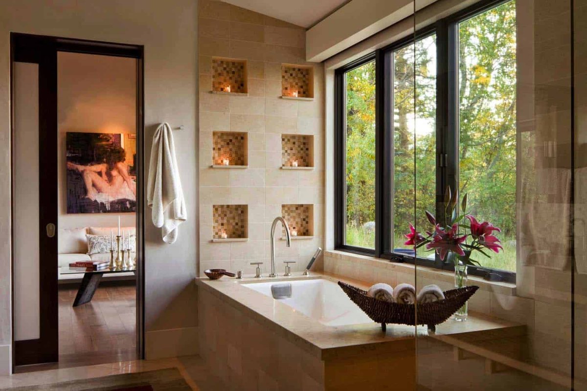 Ниша в ванной комнате