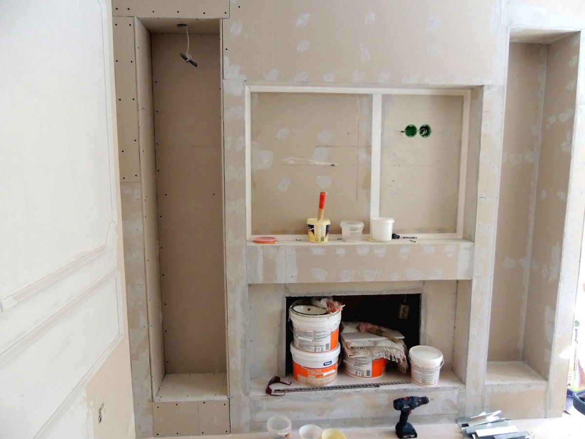 Короб под камин