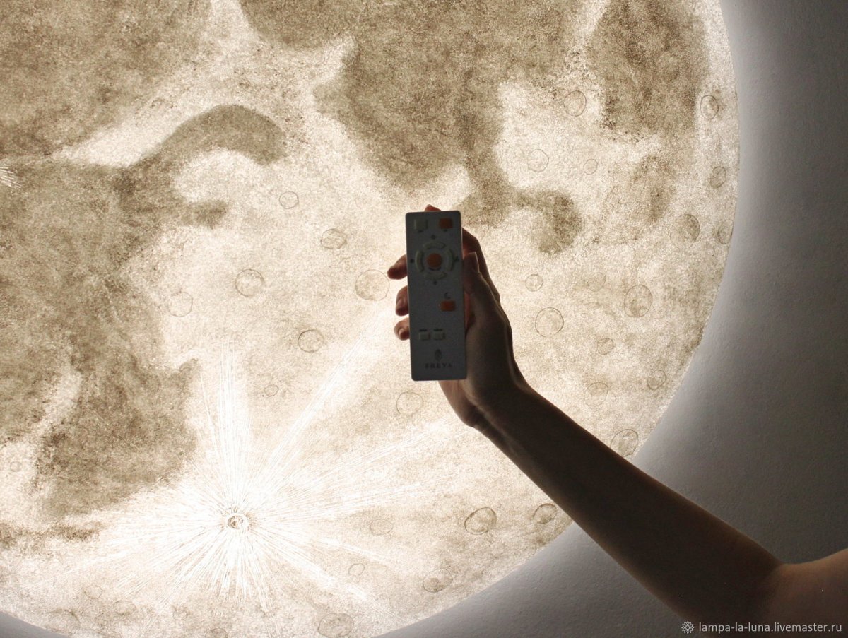 Настенный светильник - Луна (80 см)