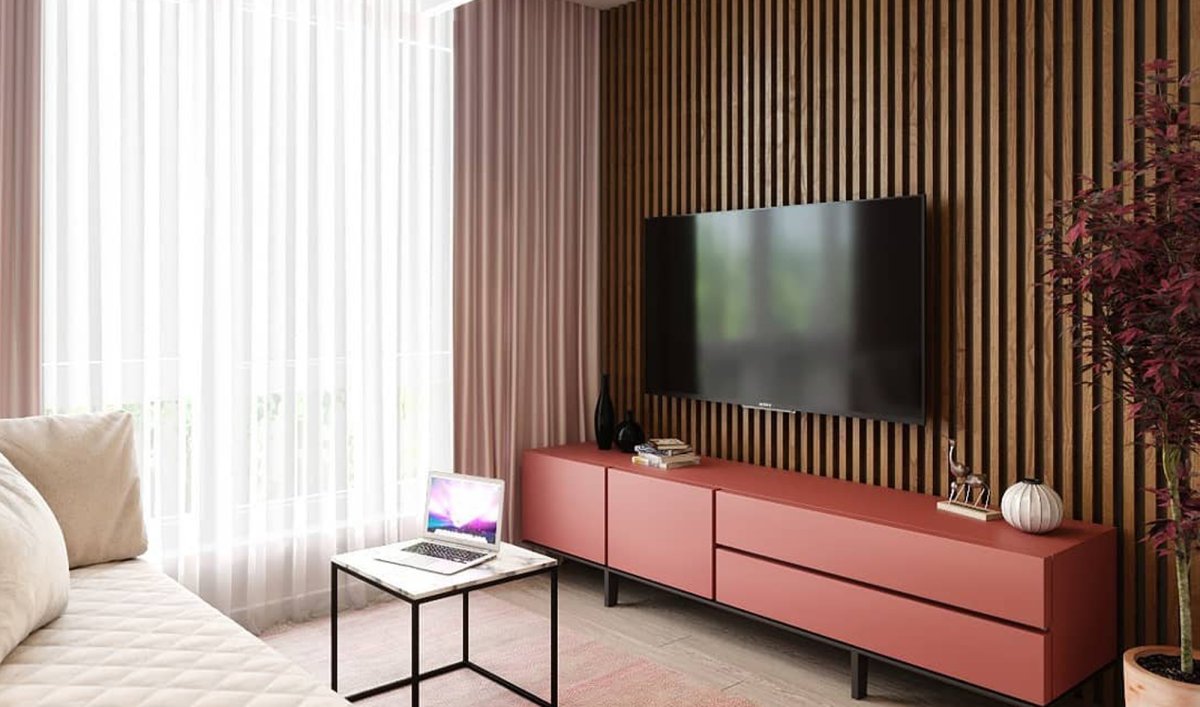 Рейки под телевизор на стену