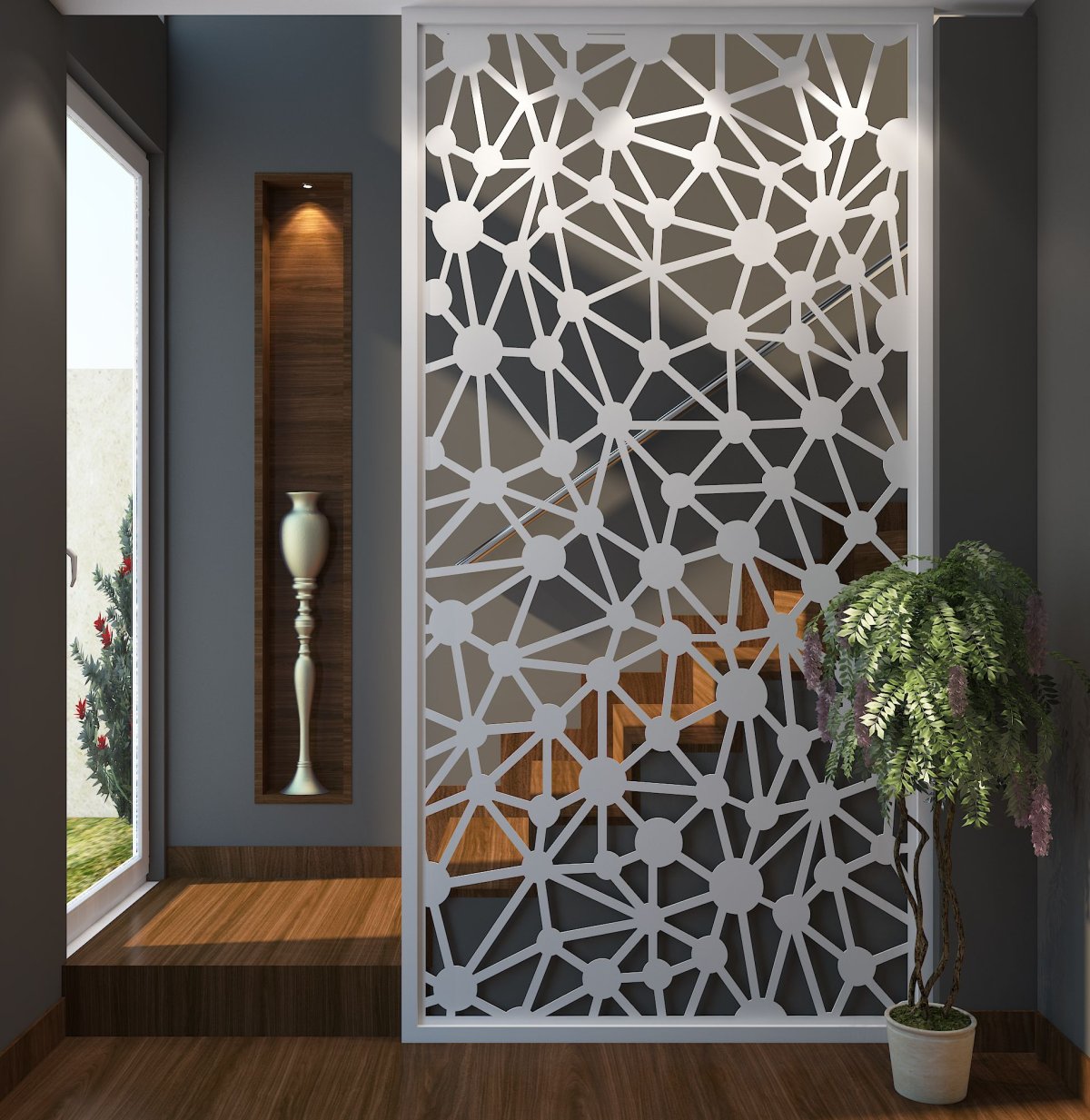 Межкомнатные решеточный перегородки