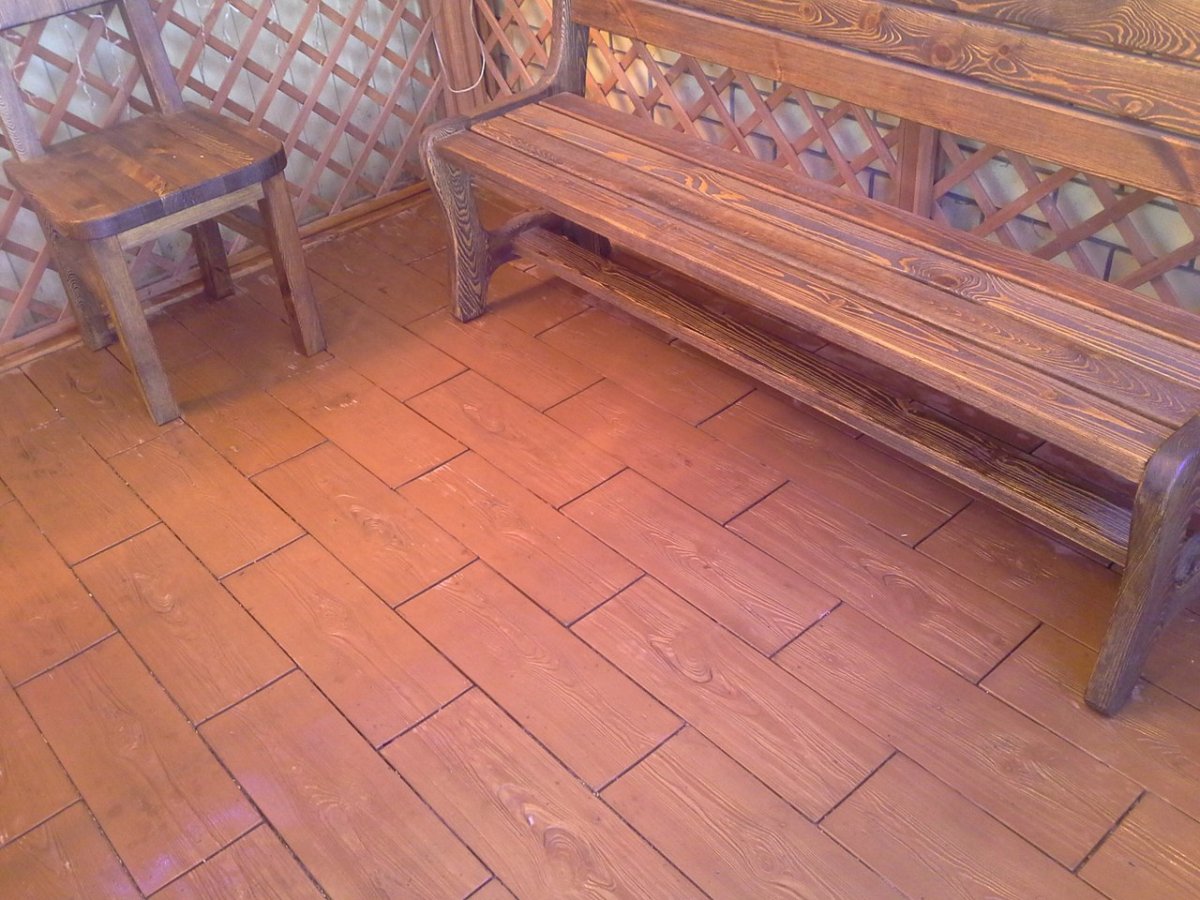 Тротуарная плитка Корабельная доска